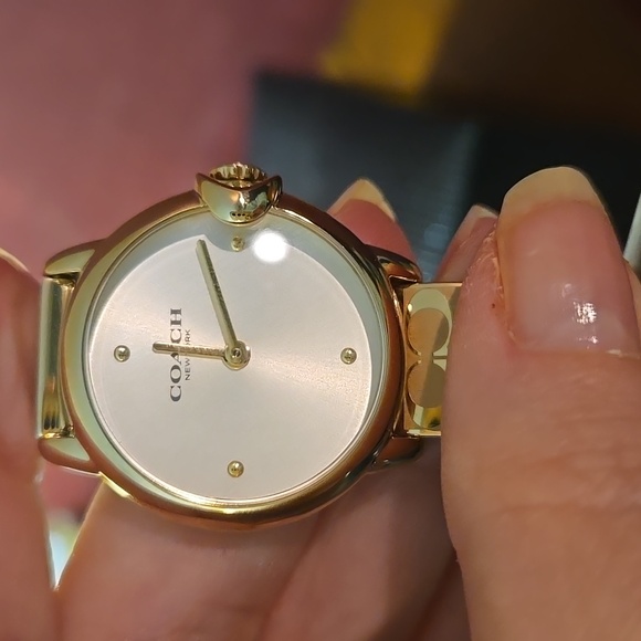 NWT - Coach Women's Arden Goldtone Bracelet Watch - Picture 8 of 14